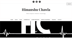 Desktop Screenshot of himanshumusic.com