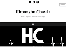 Tablet Screenshot of himanshumusic.com